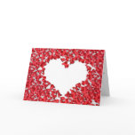 Heart Made of Rose Petals Cards