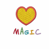 Heart Magic Embroidered Black Polo Shirt embroidered shirts by zooogle Heart Magic Embroidered Black Polo Shirt embroidered shirts