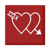 Heart Magnet by pier0045 Heart Magnet