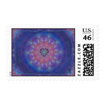 Heart Mandala Postage Stamp
