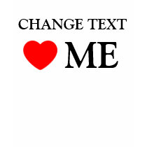 heart me template, fill in the blank t-shirts