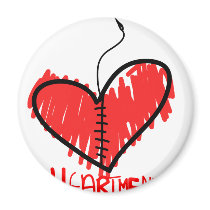 Heart Mender Refrigerator Magnet