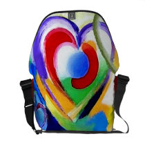 Heart Messenger Bag
