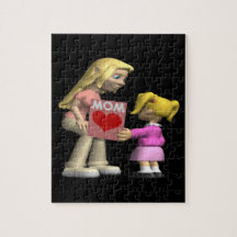 Heart Mom Jigsaw Puzzles