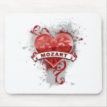 Heart Mozart mousepads