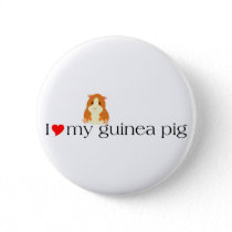 I Heart My Guinea Pig Muffin Button