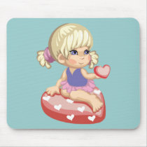 Heart Muffin mousepads by lilones Heart Muffin mousepads