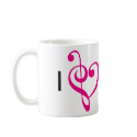 Heart Music Mug mug