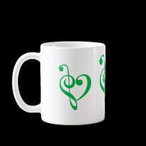 Heart Music Mug mugs