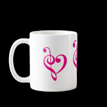 Heart Music Mug mugs