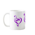 Heart Music Mug mug