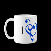 Heart Music Mug mugs