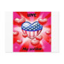 heart my soldier postcard