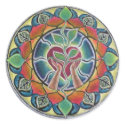 Heart Nurturing Mandala Sticker by arteeclectica