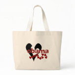 Heart Obama Tote Bags