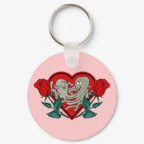 Heart Octopus keychains by animalworld Heart Octopus keychains