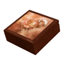 Heart Of A Rose - Golden - Art Giftbox Jewelry Boxes