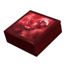 Heart Of A Rose - Red - Art Giftbox Keepsake Box