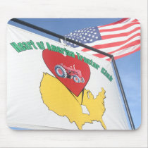 Heart of America Tractor Club Flag Mousepad