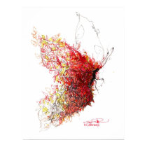 heart of butterfly posters