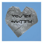 Heart of Duct Tape Invitations