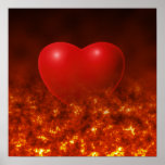 HEART OF FIRE PRINT