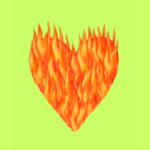 Heart of Fire t-shirt by holiday_tshirts Heart of Fire t-shirt