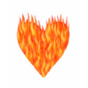 Heart of Fire t-shirt by holiday_tshirts Heart of Fire t-shirt