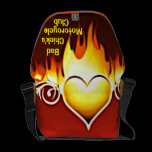 Heart of Flame Rickshaw Messenger Bag messenger bags