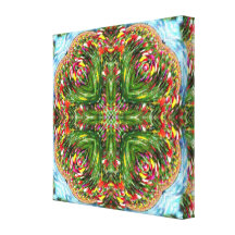 heart of flower gallery wrapped canvas