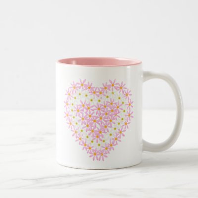 Heart of Flowers Mug by HolidayFun