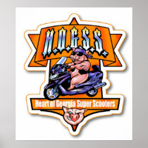 Heart of Georgia Super Scooter Poster