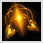 'Heart of Gold'   Canvas Art Print  081115-207.C1
