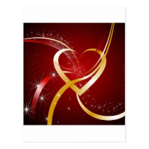 Heart Of Gold Post Card