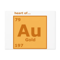 Heart of Gold postcards by SuperBug Heart of Gold postcards