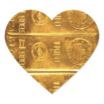 heart of gold heart stickers