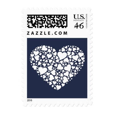 Heart of Hearts - Navy Blue Stamps