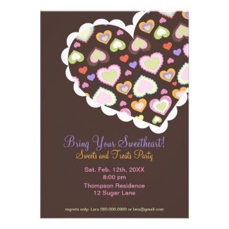 Heart of Hearts Valentine's Day Party Invitation