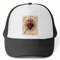 Heart of Jesus (small) Trucker Hats