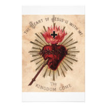 Heart of Jesus (small) stationery