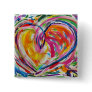 Heart of Joy Buttons or Pins