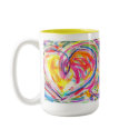 Heart of Joy Mug by mackenziewhitetrust Heart of Joy Mug