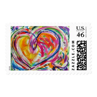 Heart of Joy Postage Stamp stamps