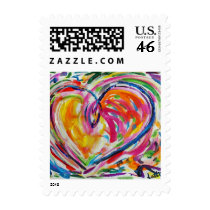 Heart of Joy Postage Stamp
