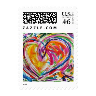 Heart of Joy Postage Stamp stamp