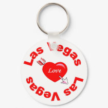 Heart of Las Vegas Keychain by vegasdusoleil Heart of Las Vegas Keychain