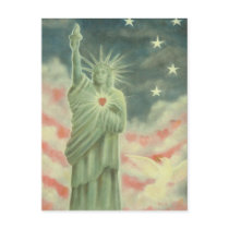Heart of Liberty Post Card