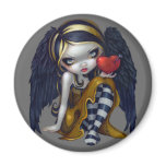 "Heart of Nails" Magnet