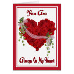 Heart Of Roses card