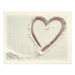 Heart of Sand Custom Invitations